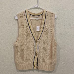 NWT American Eagle Preppy Sweater Vest